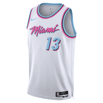 MIAMI HEAT 2025 バスケジャージ 52 NIKE Bam Adebayo Miami Heat 2024/25 City Edition Men's Nike Dri